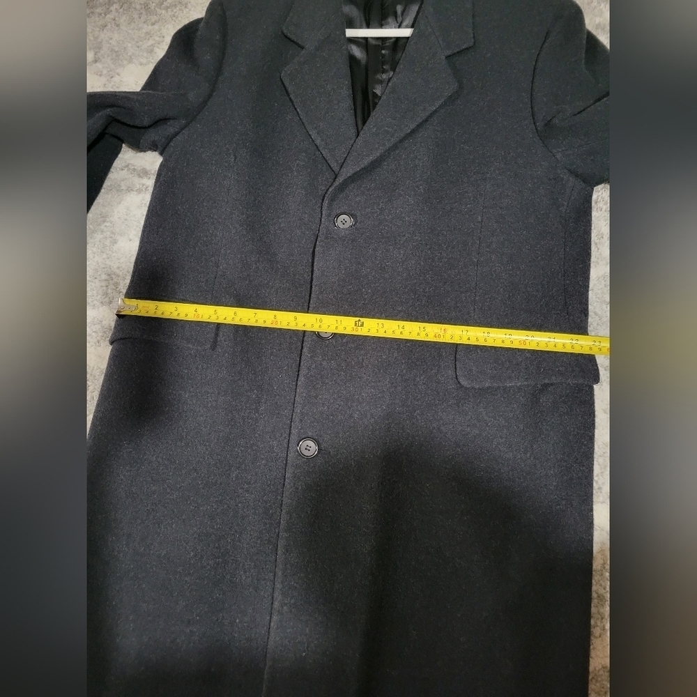 Joseph Abboud Men's Classic Black Coat - Picture 11 of 13